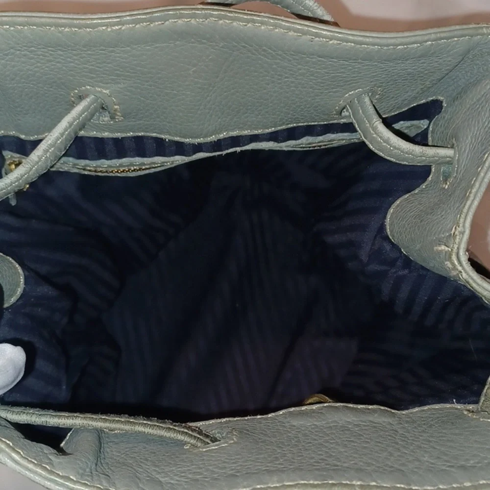 Coach Vintage A6E4922 Sonoma Leather Pebbled Backpack Purse Sling Bag DUST BAG - Picture 9 of 16